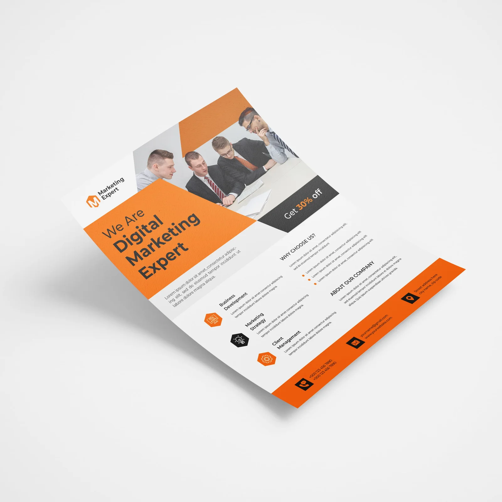Flyers and brochures